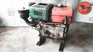 Restoration Antique D8 Diesel Engine | Restore Very Old Tractor - Part 1