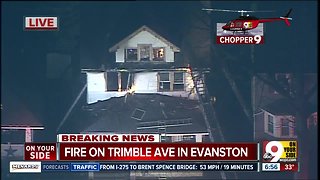 Crews extinguish fire in Evanstono