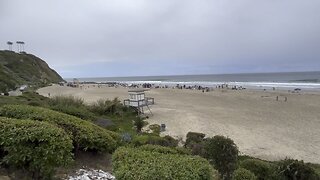 Surfing at the beach