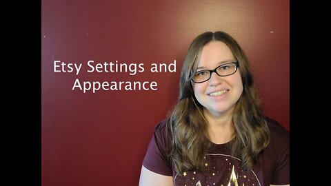 Etsy Shop Appearance and Settings