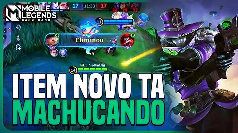 ESSE NOVO ITEM DEIXOU O CLINT MUITO ROUBADO | CLINT BUILD ATUALIZADA | MLBB