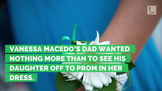 Dad Devastated He Misses Daughter in Prom Dress, Then He Hears Knock on Door at Work