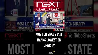 Most Liberal State Ranks Lowest On Charity #shorts