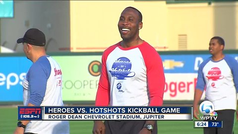 Heroes vs. Hotshots Kickball Game