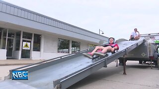 Olympic luge athletes meet with kids in Appleton