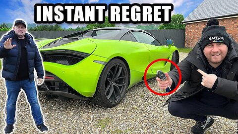 INSTANT REGRET LETTING HIM DRIVE MY REAR WHEEL DRIVE 750BHP SUPERCAR!