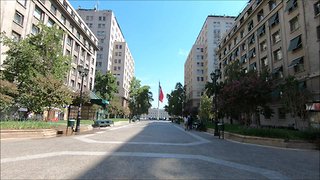 Paseo Bulnes in Santiago, Chile