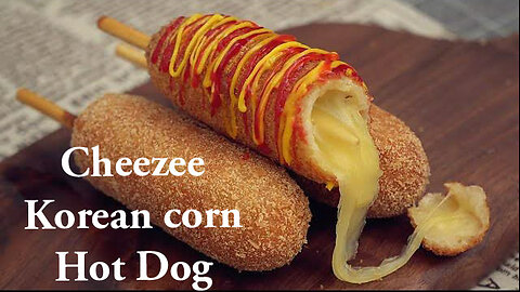 Korean Corn Dog /Hot Dog - Famous Korean Street Food Recipe