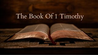 The Book Of 1 Timothy - KJV