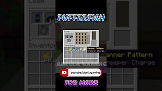 Puffer Fish Banner| Minecraft