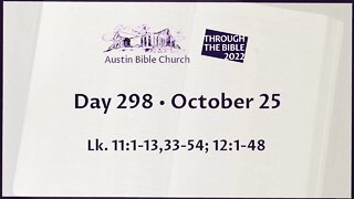 Through the Bible 2022 (Day 298)