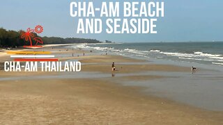 Cha-am beach and Seaside Walk