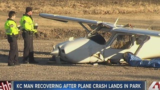 Small plane crash lands in Lee's Summit park