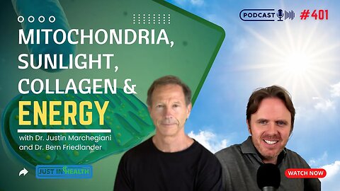 Mitochondria, Sunlight, Collagen, and Energy | Podcast #401with Dr. Bern Friedlander