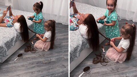 Mom Pays Ultimate Price After Letting Her Daughters 'Play' With Her Hair