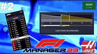 Risking It All With a 2-Pit on the Jeddah Circuit l F1 Manager 2023 Haas Career Mode l Episode 2