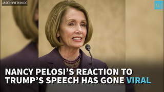 Nancy Pelosi's Reaction To Trump's Speech Has Gone Viral