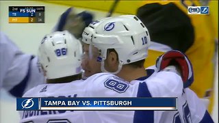 Brayden Point scores 3 power play goals in 1:31, Tampa Bay Lightning beat Pittsburgh Penguins 4-3