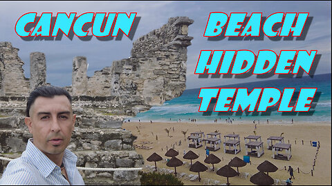 Hidden Mayan Temple || CANCUN beach || Caribbean