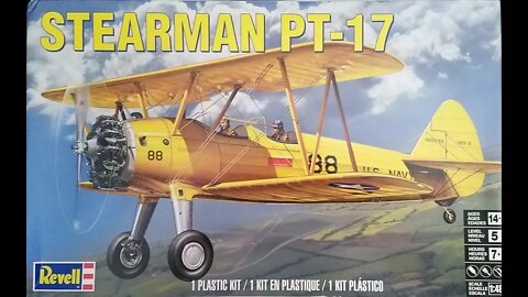 1/48 Revell PT-17 Stearman Review/Preview