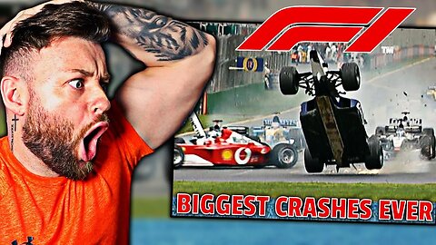 OH MY GOD! | Reacting to BIGGEST F1 Crashes Ever!🤯