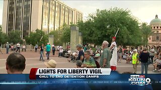 Lights for liberty vigil held to end detention camps