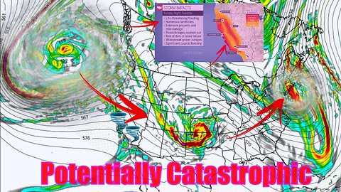 Potential Catastrophic California Storm Happening Now!