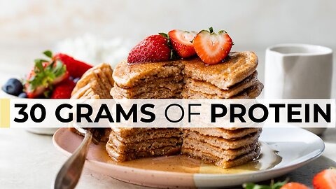 PROTEIN PANCAKES RECIPE | healthy breakfast idea
