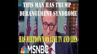 LYING MSNBC HOST HAS MELTDOWN DURNING SUPER TUESDAY ELECTION RESULTS BECAUSE HE HAS TDSD!!!