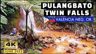 [4K 🇵🇭] PULANGBATO FALLS MOUNTAIN RESORT Virtual Walk Tour _ Red River Valley _ Valencia Neg. Or.