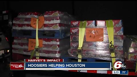 Brownsburg police, Juncos partner to deliver items to Hurricane Harvey victims