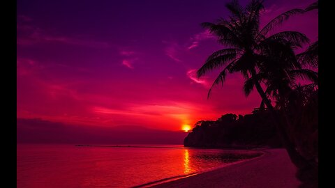 Amazing Colors of Nature - Colorful sunsets Relaxation with a guitar