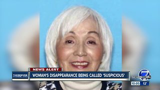 Aurora police call 87-year-old woman’s disappearance suspicious, asks for public’s help to find her