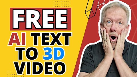 Best FREE AI Text To 3D Video Generator