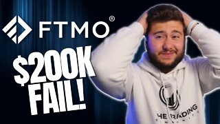 $200k FTMO Challenge FAILED 😭 Don't make this mistake!