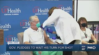 DeSantis pledges to get vaccine