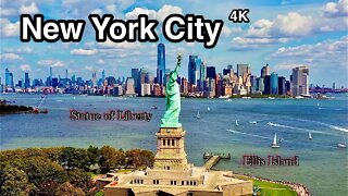 New York City Skyline HD - Statue of Liberty - The Journy to Ellis Island