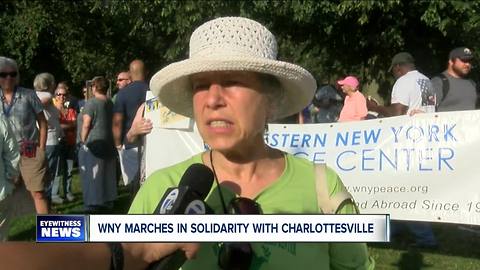 WNY rallies in support of Charlottesville