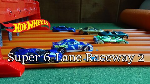 Hot Wheels Super 6-Lane Raceway Tournament (Race 2)