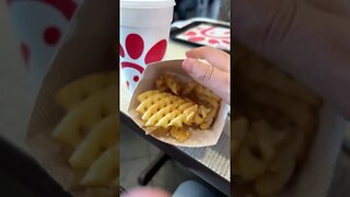 Waffle fries at Chick-Fil-A 🧇 🍟