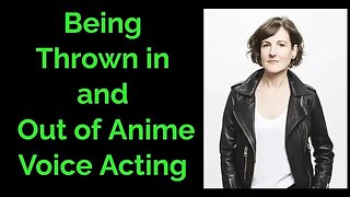 Being Thrown in and Out of Anime Voice Acting #anime #voiceacting #MeganHollingshead