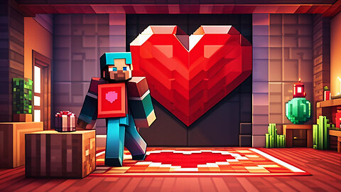 How To Make A Red Heart Banner In Minecraft