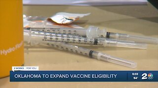Oklahoma to expand vaccine eligibility
