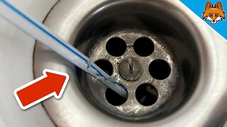 Stick a Straw down your Drain for THIS Cleaning Trick 💥 (Surprise) 🤯