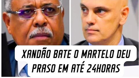 Alexandre de Moraes determinou que a PF remeta cópia da minuto ao TSE em até 24Horas