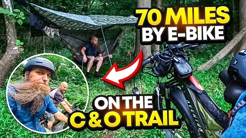 2 Day BIKEPACKING Camping trip by E-Bike on the C&O Trail | Part 2