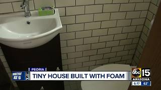 New tiny homes being built with foam by Peoria company