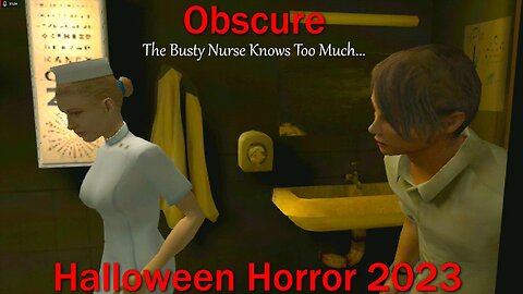 Halloween Horror 2023- Obscure- With Commentary- The Busty Nurse Knows Too Much...