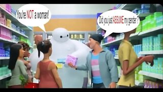 Baymax teaches kids about periods?!? Disney pushes woke agenda about men and periods.