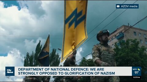 Canadian diplomats and soldiers met with Ukraine's Nazi Azov Battalion